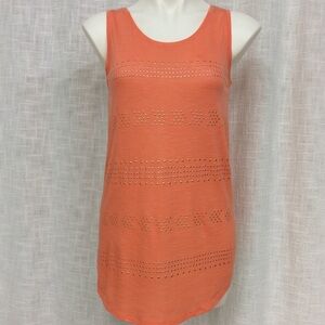 Apt 9 Embellished Pale Orange Tank